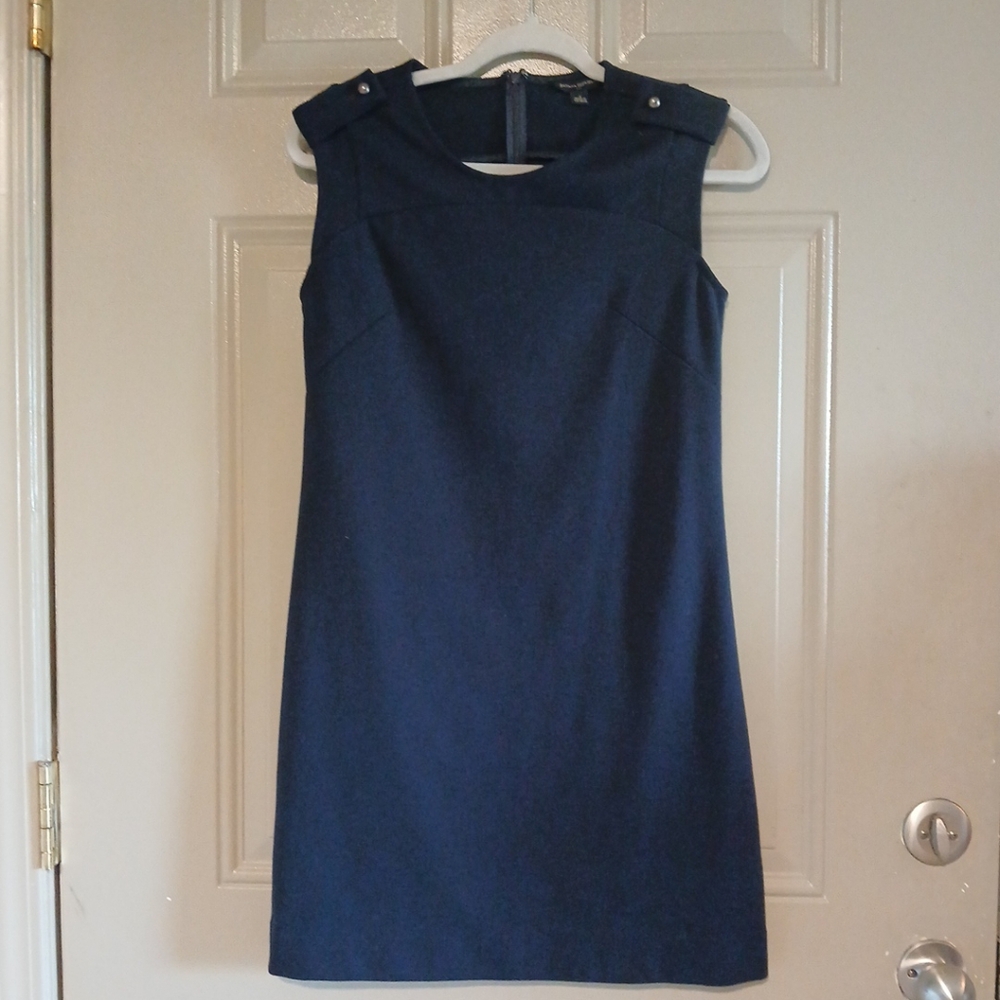 Banana Republic Women's Basic Black Sleeveless Shift Dress Size 4